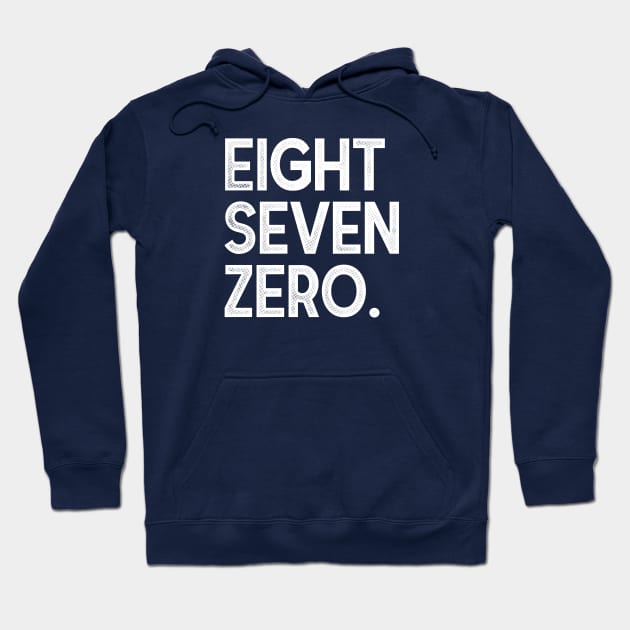 EightSevenZero. Hoodie by rt-shirts